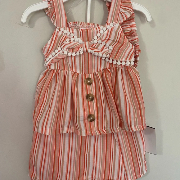 NWT Little Lass Outfit and Headband - Picture 2 of 7